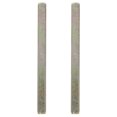 thumbnail image 1 of 2 Pcs Vieux Bouton de Porte 75mm Remplacement Droit Accessoire, 1 of 8