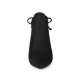 thumbnail image 2 of Unique Bargains Women's Pointy Toe Kitten Heel Ankle Booties, 2 of 8
