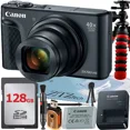 thumbnail image 1 of Canon PowerShot SX740 HS Digital Camera (Black) with 40x Optical Zoom Lens + 128GB Memory Card + Tripod + ZeeTech Basic Bundle, 1 of 5