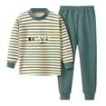 thumbnail image 1 of Ensemble de Pyjama en Coton pour Filles et Garçons, Haut à Manches Longues et Pantalon, 1 of 4