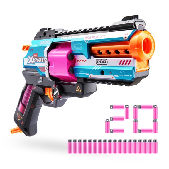 XSHOT SKINS Pro Series Break Barrel Blaster by ZURU with 20 Air Pocket Darts for Ages 14+