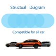 thumbnail image 3 of 8 PCS Waterproof Anti-Fog Anti-Glare Nano Coating Side Mirror Window Protector Film HU4203, 3 of 9