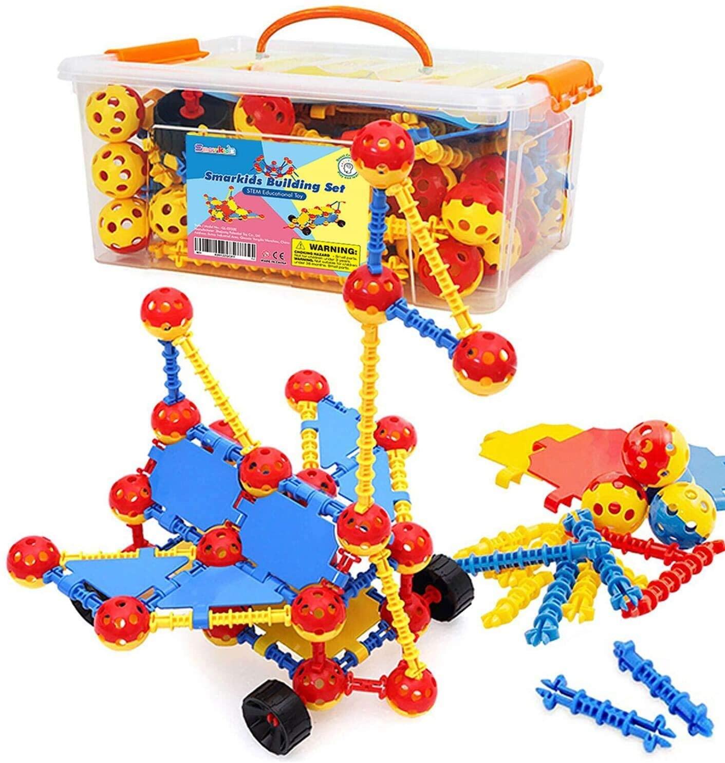 Building Blocks for Toddlers, STEM Building Toys Educational Learning Construction Toys, 3D Toy Blocks Building