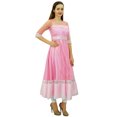 thumbnail image 3 of Bimba Kurta Anarkali Kurti pour Femmes, Robe de Fête Ethnique Légère/rose Bébé/ 12, 3 of 6