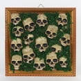 thumbnail image 1 of Halloween Wood Skull Wall Hang, 1 of 5