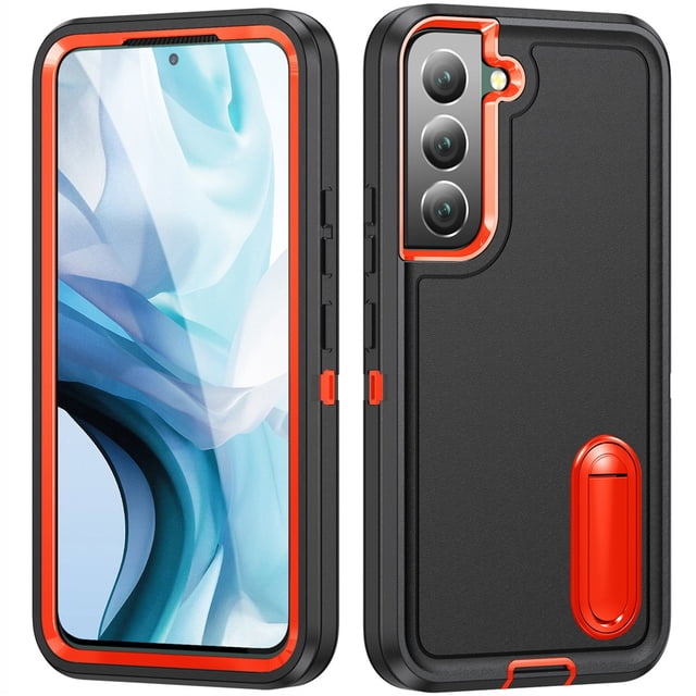 for Samsung Galaxy S22 5G Case, Samsung Galaxy S22 5G Phone Case with Built in Kickstand, Shockproof/Dustproof/Drop Proof Heavy Duty Military-Grade Rugged Protective Cover for Samsung Galaxy S22 5G