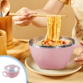 thumbnail image 1 of Straw Small Size Rice Bowl Soup Bowl Household Tableware Students Scald Bowl Soaking Bowl, 1 of 6