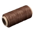 thumbnail image 3 of Unique Bargains 186 Yards 210D/1mm Leather Sewing Thread Polyester Waxed Cord, Milk Chocolate, 3 of 5