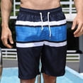 thumbnail image 2 of TIWEKE Quick Dry Mens Swim Trunks with Mens Bathing Suits with Zip Pockets Black,M, 2 of 8