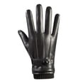 thumbnail image 2 of XYAIYT Gants d'Hiver pour Hommes, Boucle de Poignet Réglable, Écran Tactile, Compatible avec Cyclisme en Plein Air, Cadeau de Course, Costume Décontracté en Polyester et Velours, Chaud et Coupe-Vent pour Temps Froid, 2 of 5