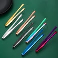 thumbnail image 4 of Stainless Steel Ice Tongs Long Handled Non Slip Grip Coffee Cube Eggshell Pellet Removal Tool Durable for Chefs Home Kitchen, 4 of 5