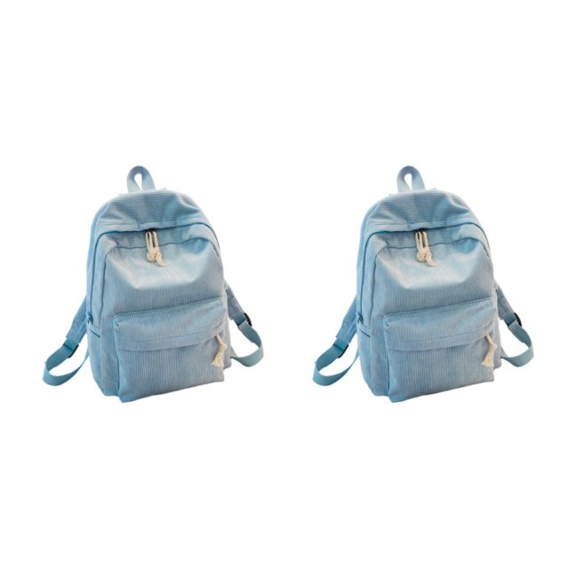 Maytalsory Spacious Backpack For School And Travel Durable And Fashionable Sturdy light blue 2Set
