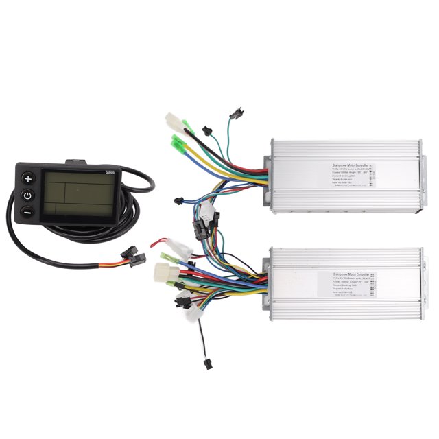 Brushless Motor Controller, Toughness Easy Install Electric Bike Brushless Controller LCD Display For Electric Scooter For Electric Bike