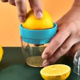 thumbnail image 1 of Manual Lemon Juicer Portable Citrus Squeezer | Handheld Lemon Press with Pulp Separator | Kitchen Small Tool for Juicing Lemons and Limes At Home or Travel, 1 of 6