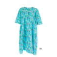 thumbnail image 1 of Women's Adaptive Flannel Backwrap Gown (Medium, Fun Prints with Blue Background - 10), 1 of 1