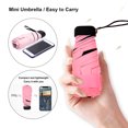 thumbnail image 1 of maskred Windproof And Rainproof Umbrella With Retractable Handle For Any Weather Condition Folding Sun Umbrellas Lifting purple 5Set, 1 of 6