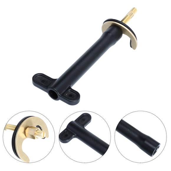 MOKKHNB Durable Black Stainless Steel Faucet Horseshoe Piece for Tap Installation in Bathroom and Sink Fixtures