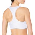 thumbnail image 3 of Hanes Womens Sport Seamless Racerback Sports Bra, M, White, 3 of 3