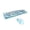 Blue, variant on Mofii Sweet Keyboard Mouse Combo Mixed Color 2.4G Wireless Keyboard Mouse Set Circular Suspension Key Cap for PC Laptop Green