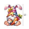 thumbnail image 3 of Acrylic Easter Dwarf Flat Pendant Ornament 8 cm for Holiday Tree Decor, Car Mirror, Backpack, Wall, or Door Hanging, 3 of 5
