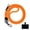 Orange, variant on 10MM Thick Rope Mobile Phone Hanging Rope Gasket Crossbody Mobile Phone Rope Camera Strap Rope Loss Hanging Neck Rope
