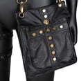 thumbnail image 3 of ziyahi Goth Rock Steampunk Punk Rivet Waist Leg Bag Hip Motorcycle Messenger Pack, 3 of 5