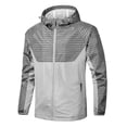 thumbnail image 1 of CEHVOM Men's Spring And Autumn Windproof Hooded Thin Jacket, 1 of 6