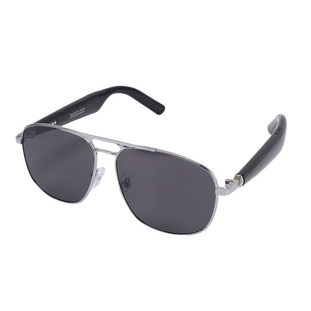 Lunettes de Traduction IA, Lunettes Intelligentes avec Traduction en Temps Réel de 100+ Langues, Micro et Haut-Parleur Intégrés pour Appels, Musique et Voyages