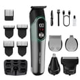 thumbnail image 1 of 5-in-1 Electric Hair Clippers Set, Adjustable Digital Display Shaver, Stainless Steel Precision Cutting, Rechargeable 2 Hour Battery, Includes 11 Tools for Hair and Beard Styling, 1 of 9