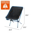 thumbnail image 2 of Chaise de camping de randonnée Ozark Trail, Noir, Polyester, Adulte, 2 of 7