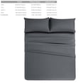 thumbnail image 2 of WIFKLSIIPG Ensemble de Literie 4 Pcs en Microfibre de Polyester Doux et Respirant Ensemble de Couette pour Chambre Maison, 2 of 3