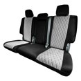 thumbnail image 1 of For 2011–2021 Jeep Grand Cherokee FH Group Neoprene Waterproof Custom Fit Car Seat Covers - Rear Gray, 1 of 5