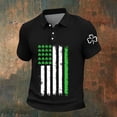 thumbnail image 2 of DGMIOCS Mens Polo Cotton Plus Size Beach Black XXXXXL, 2 of 5