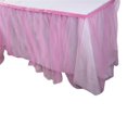 thumbnail image 1 of US Toy NP308X5 Pink Tulle Table Skirt - 5 Per Pack, 1 of 3