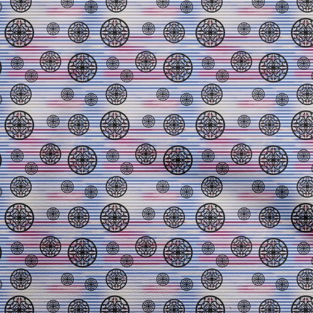oneOone Cotton Jersey Blue Fabric Abstracts Sewing Material Print Fabric By The Yard 58 Inch Wide