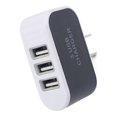 thumbnail image 2 of Universal Candy Color 3 USB Multi-Port Wall Charger US Plug Wall Adapter Cube Block AC 110-220V 5V, 2 of 6