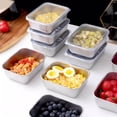 thumbnail image 3 of Stainless Steel Square Plate with Lid for Food Storage and Kitchen Use - Thickened Food Grade Baking Pan Safe for Storing Marinating Grilling and Reusable Dish Plate for Kitchen, 3 of 7
