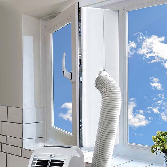 RKSTN fold hode Air Conditioning Window Joint Filling Mobile Air Conditioning Window Kit 400cm Easy To Install Without Drilling Suitable For Mobile Air Conditioners And Dryer