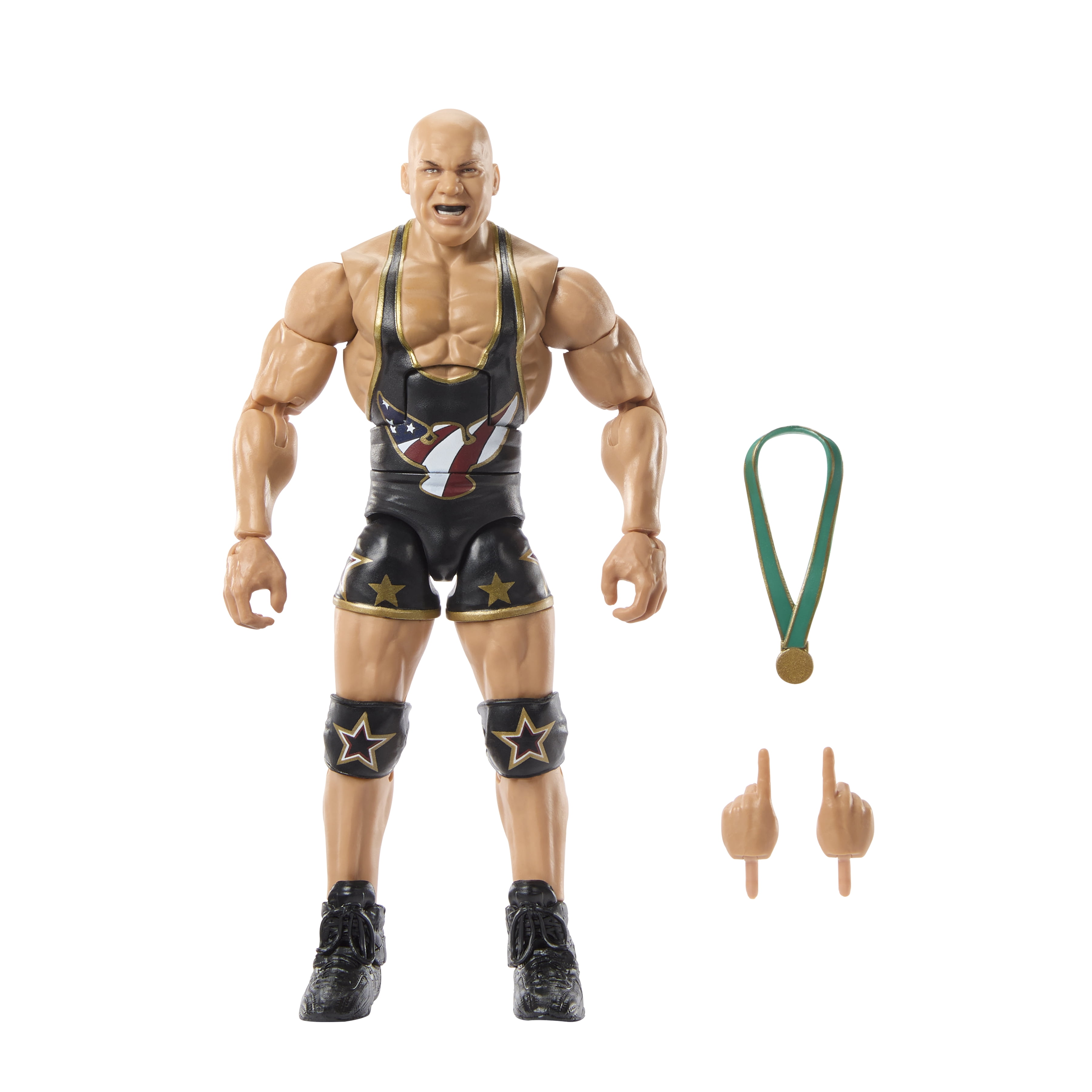 WWE Elite Legends Kurt Angle Action Figure & Accessories, Series 26 Collectible Set, 6-inch - Walmart Exclusive