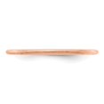 thumbnail image 3 of Diamond2Deal 14k Rose Gold 1.2mm Half Round Satin Women's Stackable Band Size 7, 3 of 3