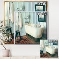 thumbnail image 2 of Cottage Salle de Bain Ancienne II - Salle de Bain Traditionnelle Encadrée Toile, 2 of 3