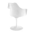 thumbnail image 3 of Heavenly Collection Tulip Dining Armchair Black SET OF 2, 3 of 6