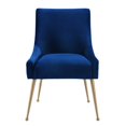 thumbnail image 2 of TOV Furniture Beatrix Chaise Latérale en Velours avec Or, 2 of 5