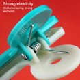 thumbnail image 2 of thinsony 16 Pieces Bag Chip Clips Heavy-Duty Food Binder Plastic Paper Clamp Spring Organizer Bill Note Fold Dorm Office Random M, 2 of 9