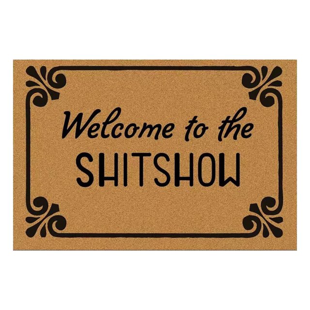 Outdoor Door Mat Outside Front Door Mat Outdoor Entrance Carpets for Entryway Door Mat Outdoor Entrance Easy Clean Entryway Door Mat for Entryway Front Door Patio Porch, Indoor Outdoor, 16x24 Inch