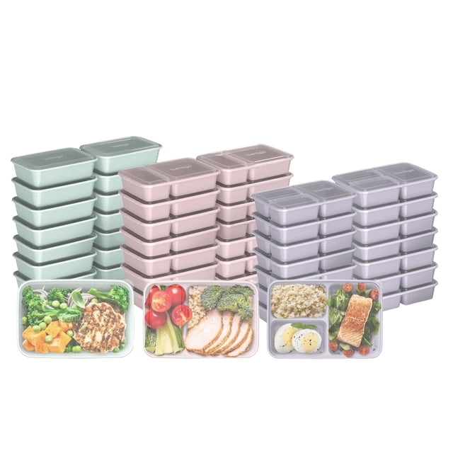 Bentgo Contenants pour Préparation de Repas, 90 Pcs