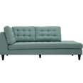 thumbnail image 3 of Modway Empress Upholstered Polyester Fabric Right Facing Chaise in Laguna, 3 of 5