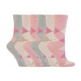 thumbnail image 1 of Gentle Grip - 6 Pairs Ladies Gentle Grip Non Elastic Crew Socks, 1 of 2