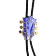 thumbnail image 3 of MERIGLARE Guitare de Musique Country Mode Western Cowboy Rodeo Bolo Tie bola Bleu, 3 of 3