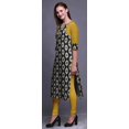 thumbnail image 3 of Bimba Kurti Longue Robe en Coton Imprimé Tunique Droite pour Femmes Haut Indien-TP, 3 of 6